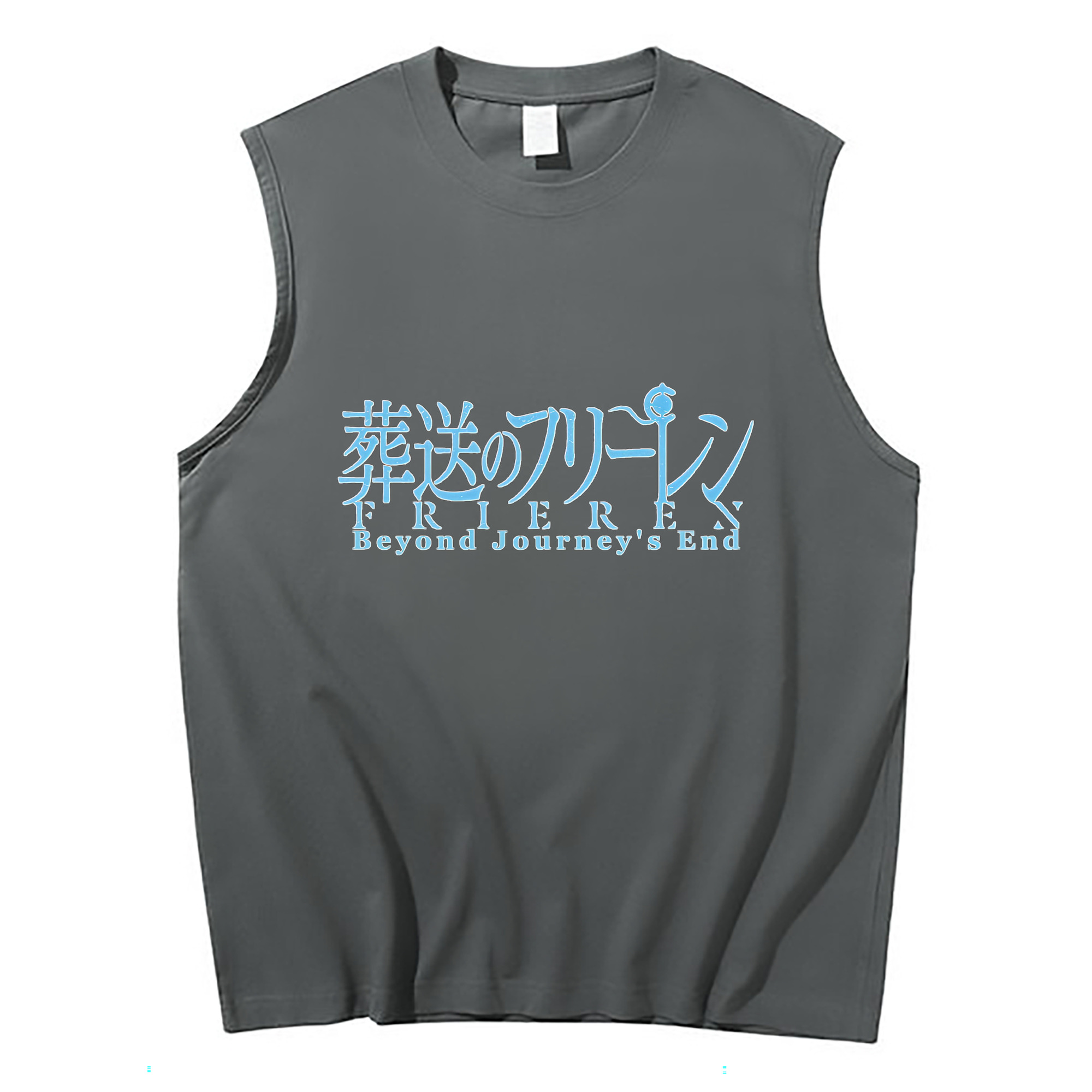 （画像用） 葬送のフリーレン Frieren コットン100％タンクトップ（フロントプリント）